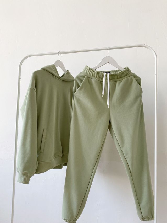 Спортивные штаны оливка, Зелёный, M 