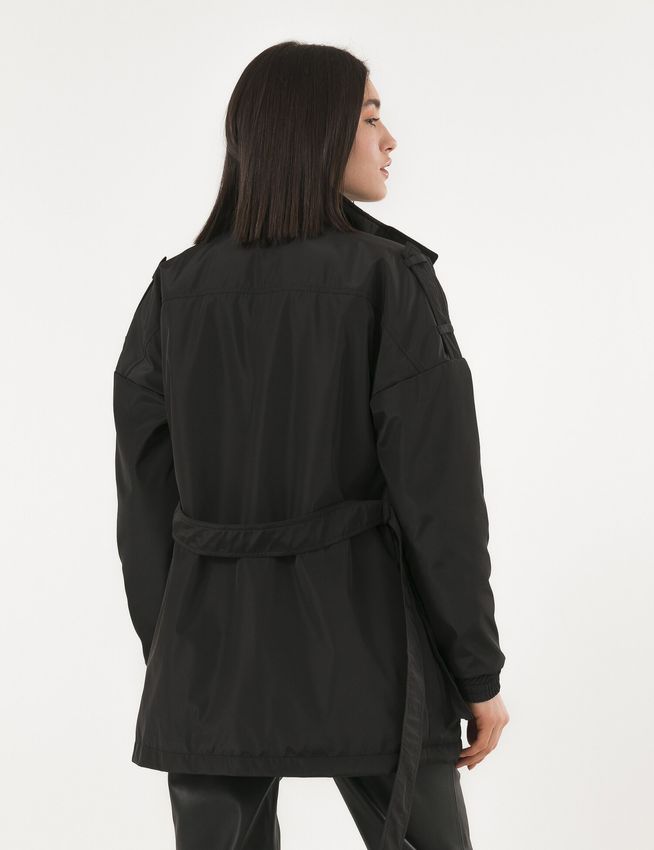 Куртка карго черная, Черный, XS 