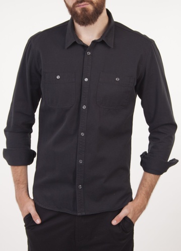 Рубашка, Черный, XL 